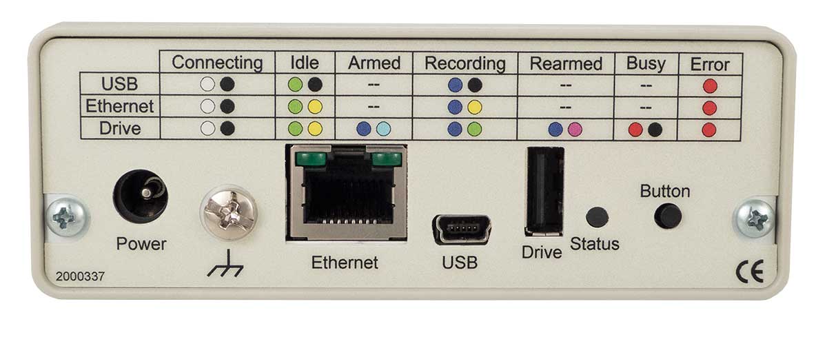 DI-4718B DAQ and Data Logger - Rear View