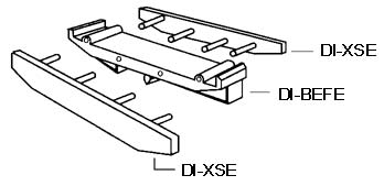 Base element with snap foot